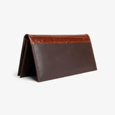 Premium Brown Leather Long Wallet