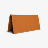 Tan Patent Leather Long Bifold Wallet