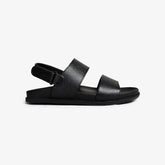 Men's Premium Leather Two Strap Sandals with Adjustable Slingback