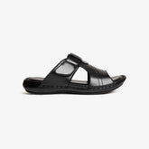 Men's Premium Leather Cutwork Comfort Slippers